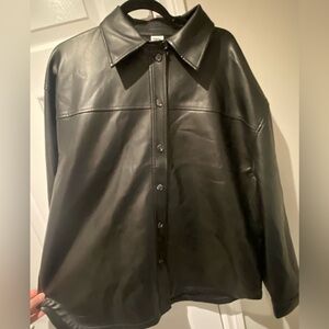 Vegan leather brand new smash Tess jacket